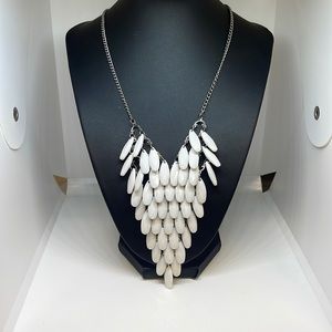 White V shape Necklace